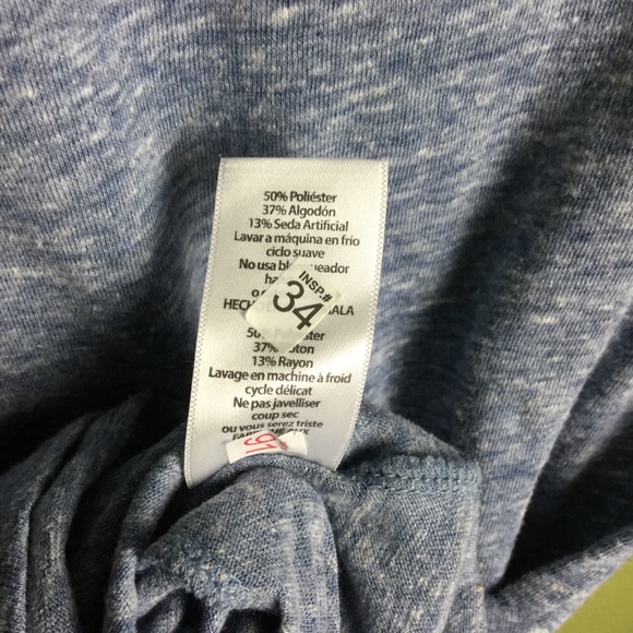 🌈 LuLaRoe NWOT Gold & Gray Randy Tee 🌈 - Picture 5 of 6